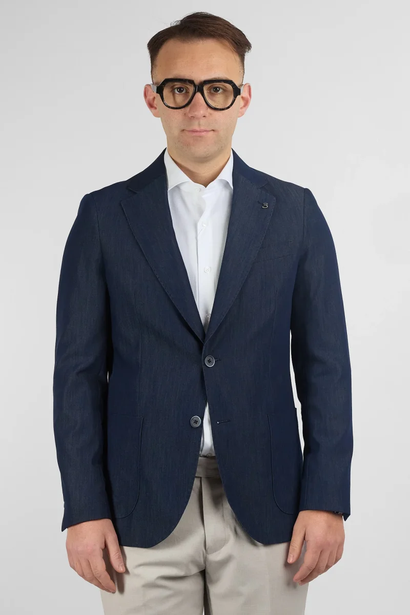 Giacca Effetto Chambray Ultra Sottile | Jeans - immagine 2