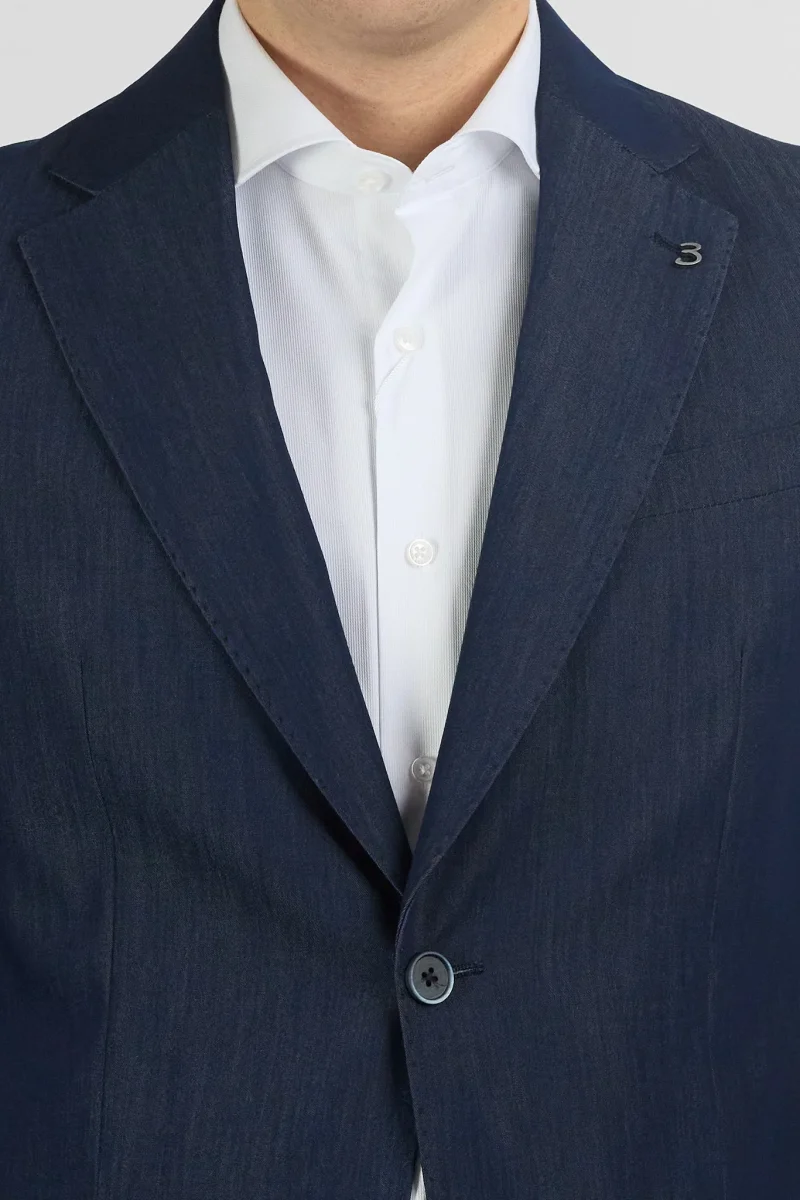 Giacca Effetto Chambray Ultra Sottile | Jeans - immagine 4