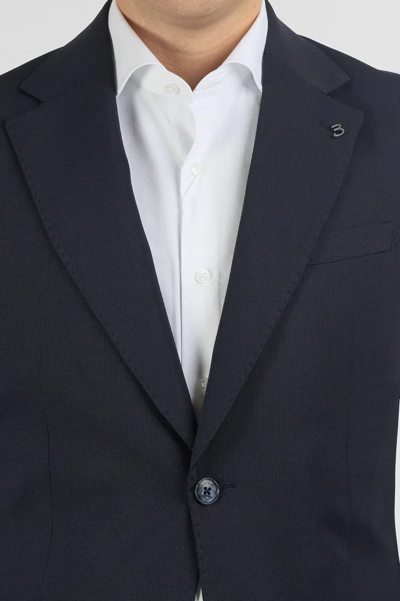 Giacca Jersey Elasticizzata | Blu - immagine 4