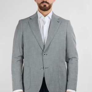 Giacca Occhio di Pernice | Blu