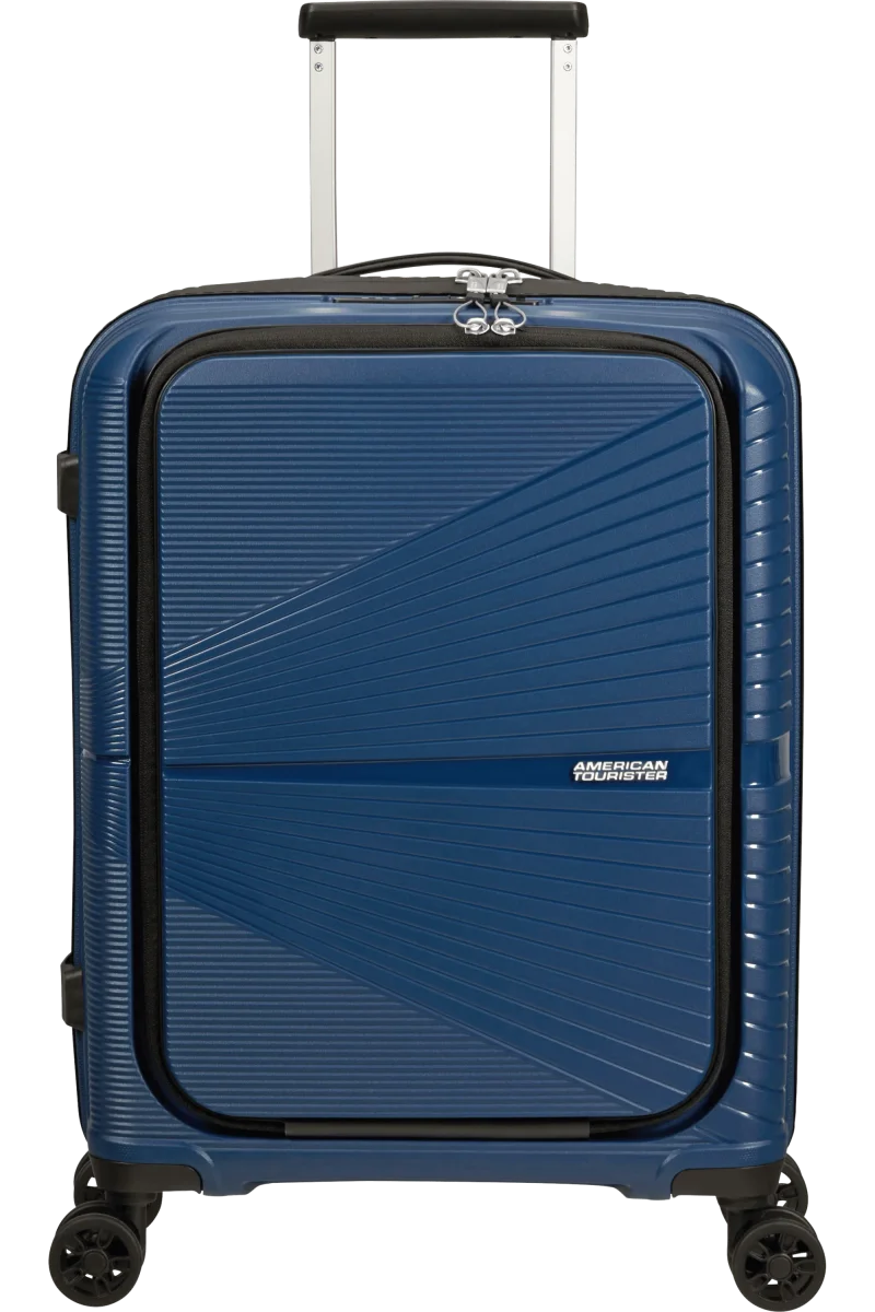 Bagaglio a Mano con porta PC E USB AIRCONIC 55CM BLU