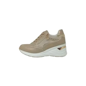 Sneakers InBlu IN000488 PLATINO donna