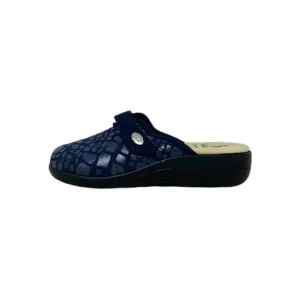 Pantofola SANYCOM 339 PITONE BLU DONNA