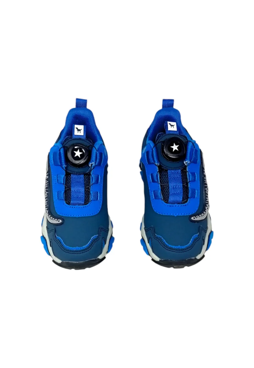 Sneakers luminose BULL BOYS T-REX DNAL4556 BLU Bambino - immagine 4