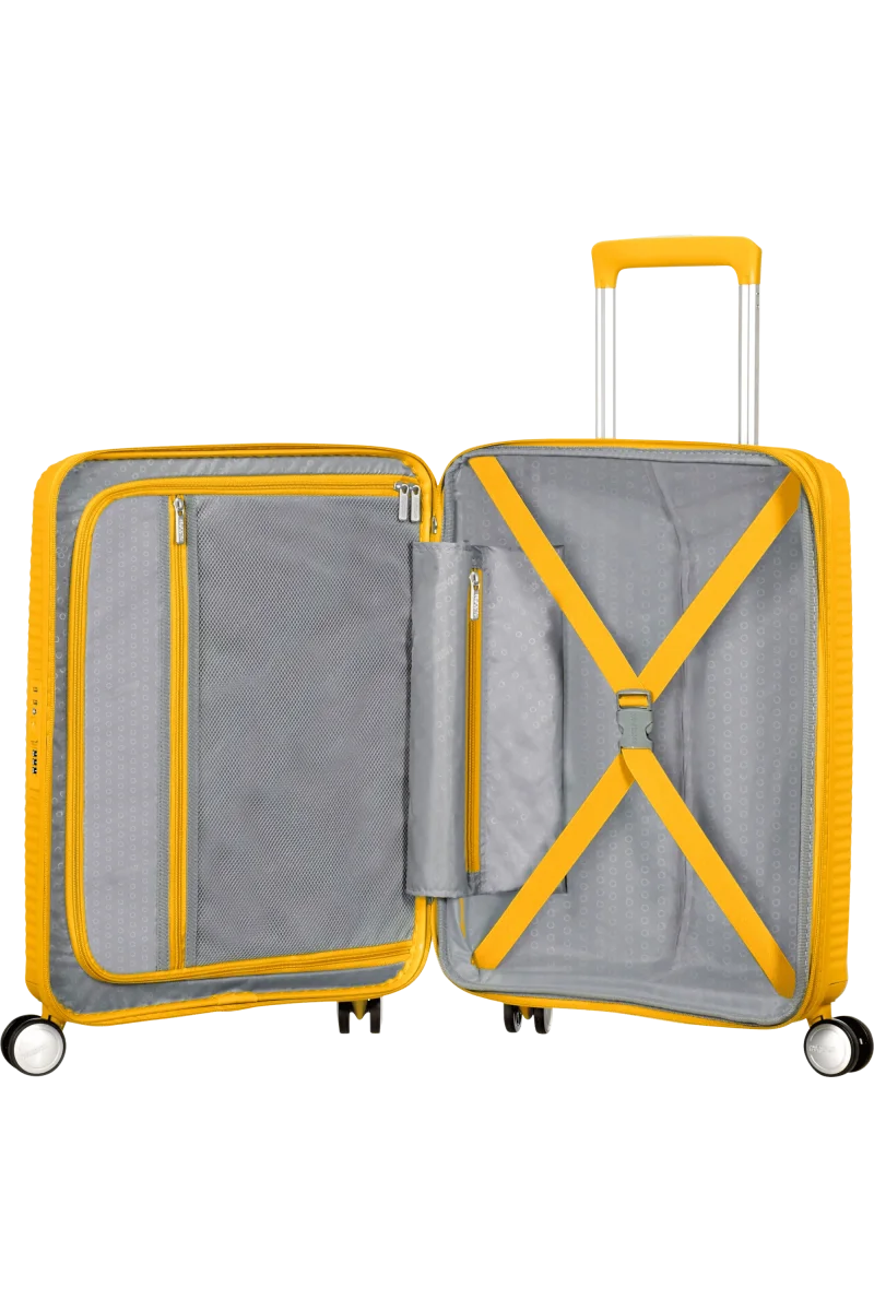 Bagaglio a Mano Espandibile Soundbox 55cm Giallo - immagine 4