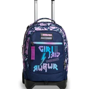 Zaino Trolley Scuola TROLLEY JACK Seven® 2 RUOTE - DRAWINGPIN GIRL