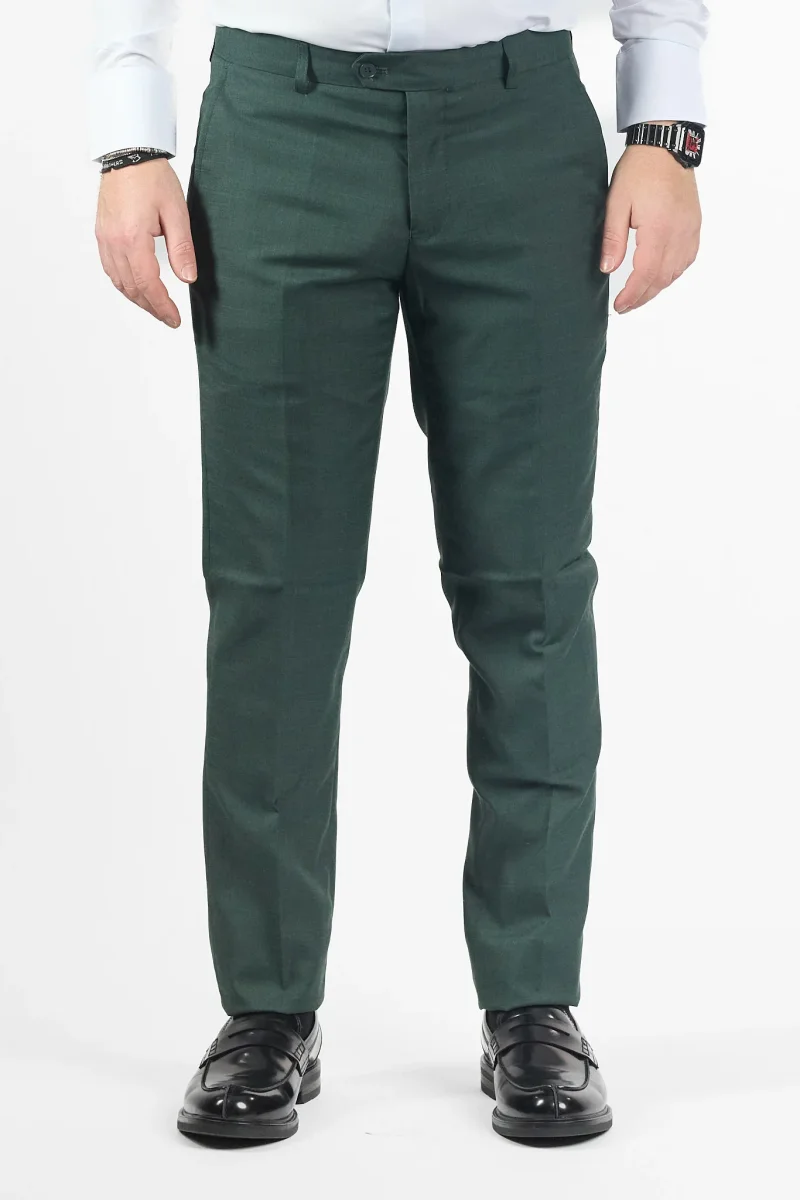 Smoking Basic con Gilet | Verde - immagine 8