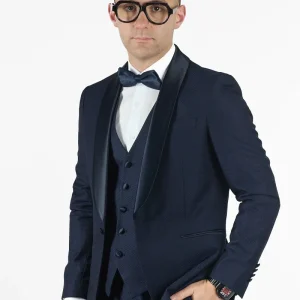 Smoking Luxury con Gilet | Blu