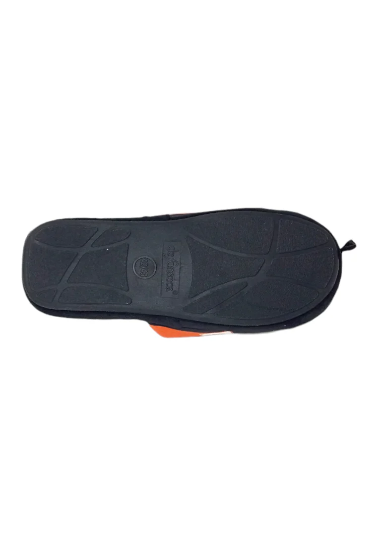 Pantofola DE FONSECA DE.ROMA M926 ROSSO/NERO uomo - immagine 6