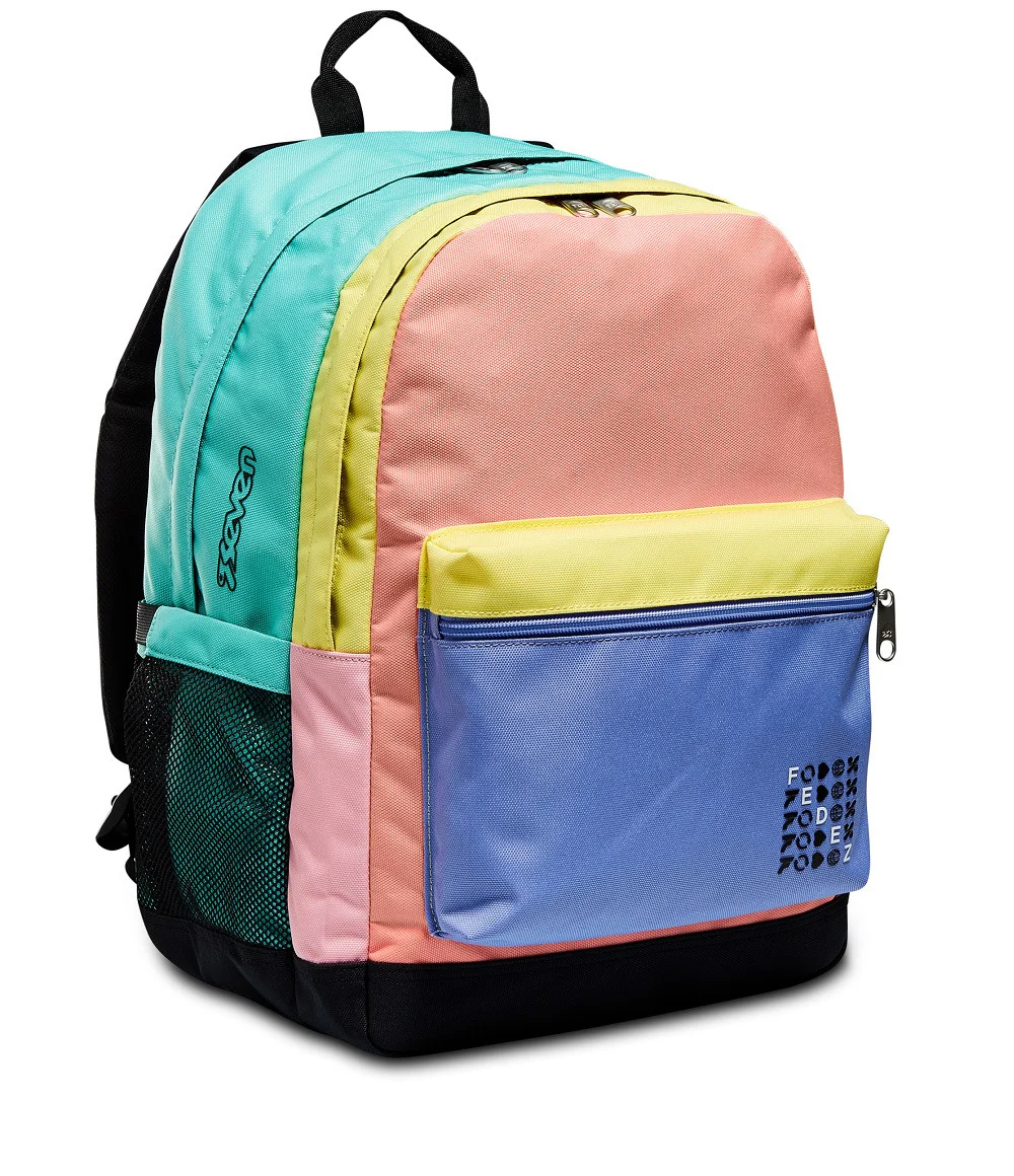 Zaino Doppio Scomparto ideato da Fedez For Seven 34 Litri Multicolor - immagine 3