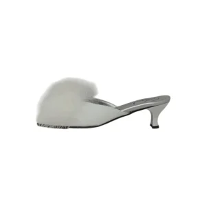 Pantofola da donna 13 BIANCO Sposa