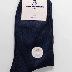 3 Calze Corte | Filo Di Scozia | Blu