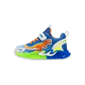 Sneakers luminose Bull Boys Jurassic Rex DNAL5117 ROYAL Bambino