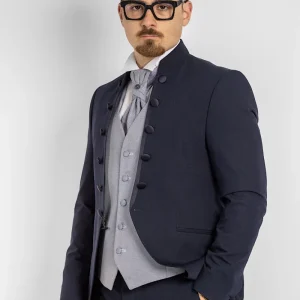 Abito Collo Coreana Classic 705 | Blu