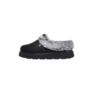Pantofole con pelliccia SKECHERS - Keepsakes lite COZY BLEND 114762/BBK Donna