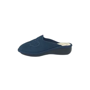 Pantofola SANYCOM  924 07 CAMOSCIO BLU DONNA