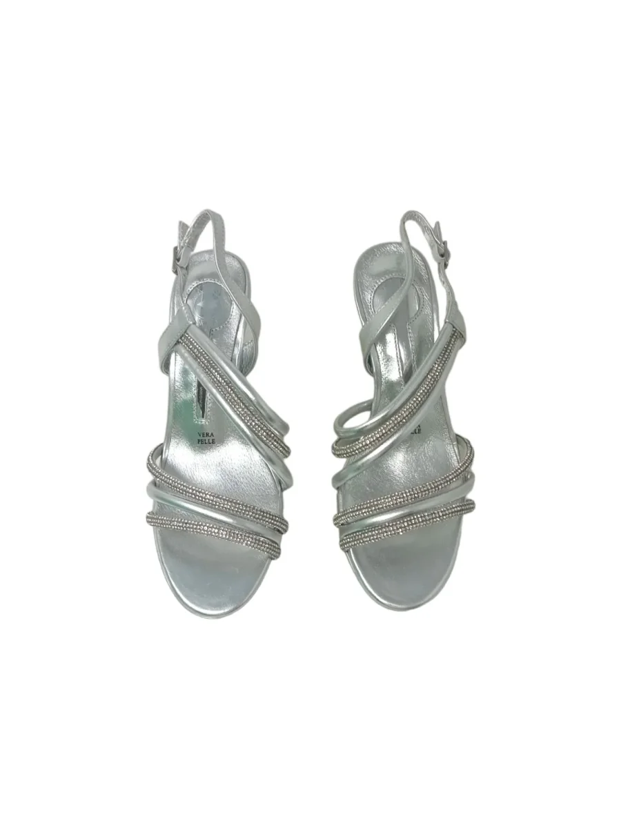 Sandalo KISS KRISS E89 VIT ARGENTO donna - immagine 4