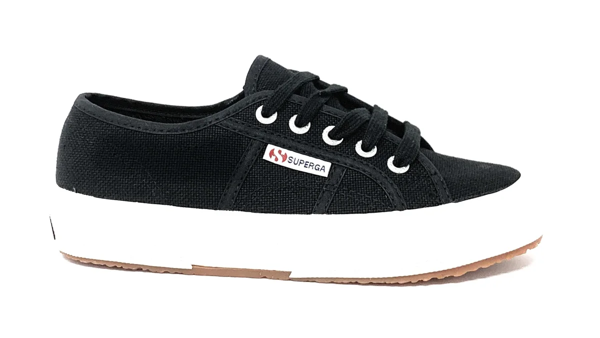 Scarpa da ginnastica SUPERGA Cotu S000010 999 BLACK unisex - immagine 3