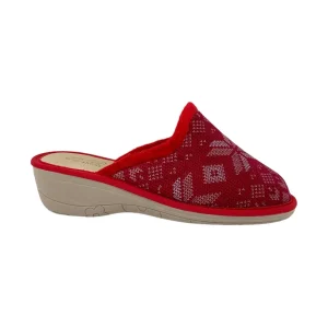 Pantofola da camera AXA 21148A ROSSO donna