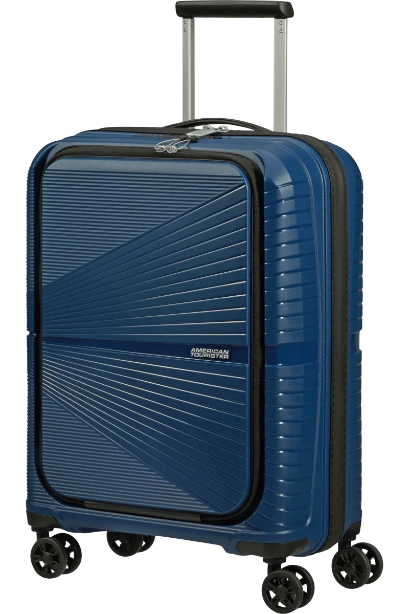 Bagaglio a Mano con porta PC E USB AIRCONIC 55CM BLU - immagine 3