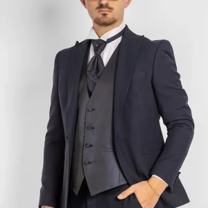 Abito Petto a Lancia Lavorato 819 | Blu