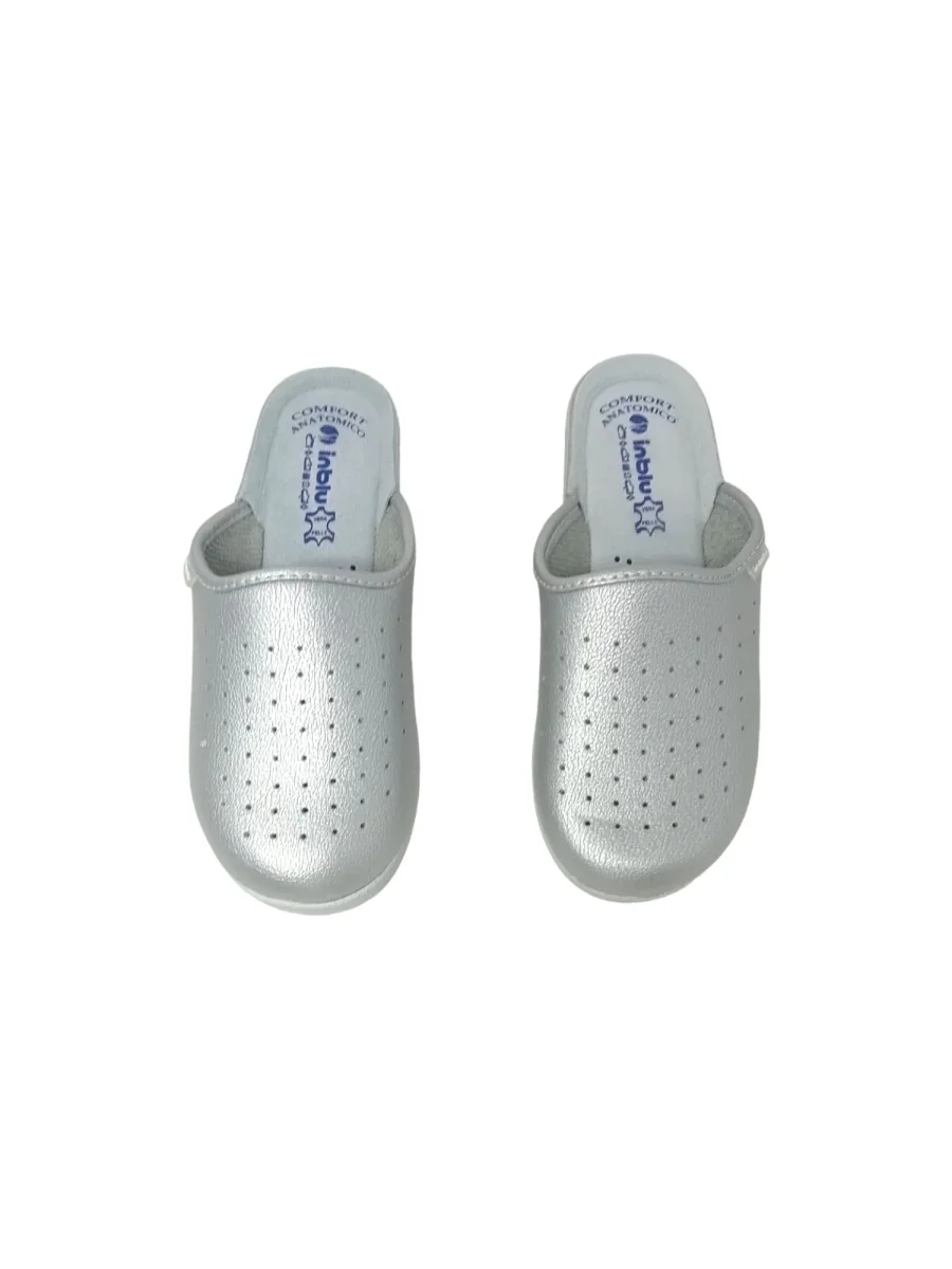 Pantofola sanitaria INBLU 5000033N ARGENTO donna - immagine 3