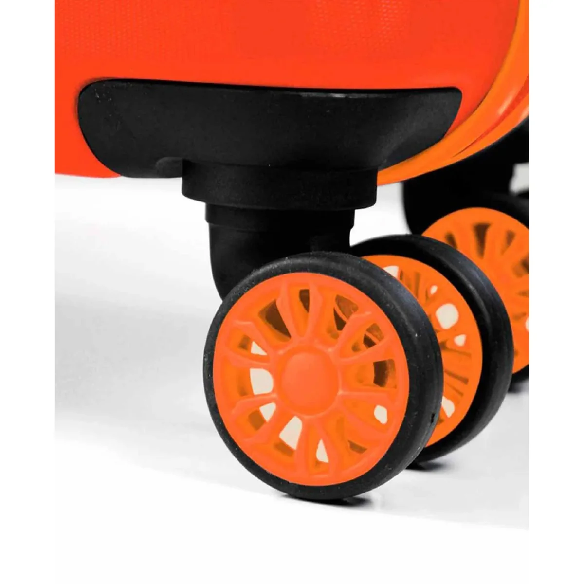 Trolley Cabina Espandibile 4 ruote 55x40x20/25 Arancio - immagine 3