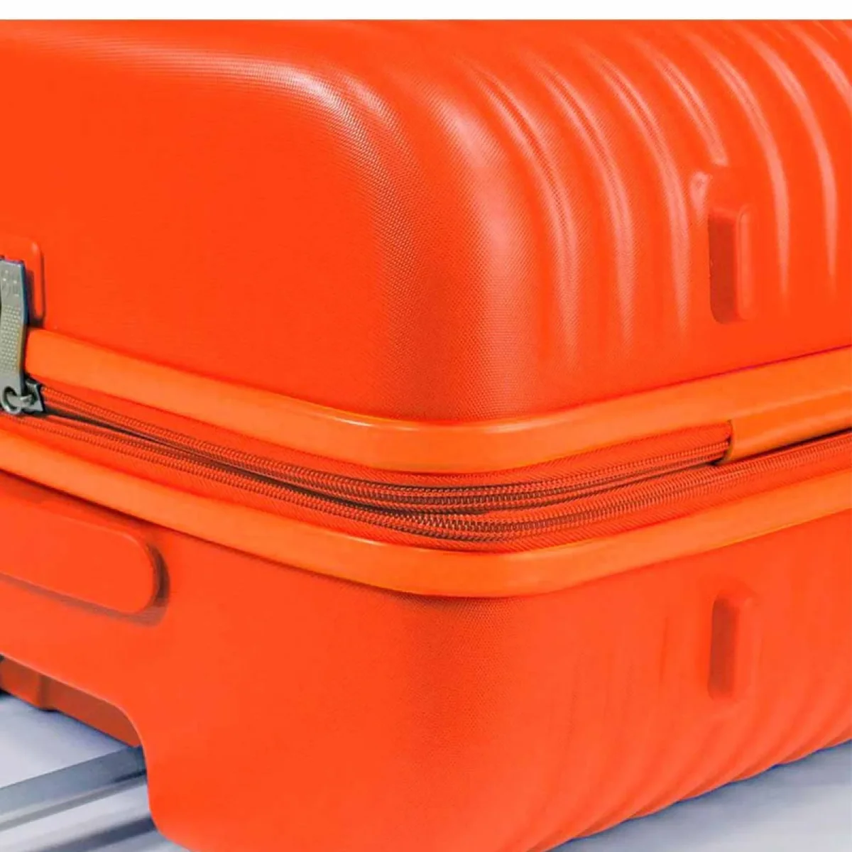 Trolley Cabina Espandibile 4 ruote 55x40x20/25 Arancio - immagine 5