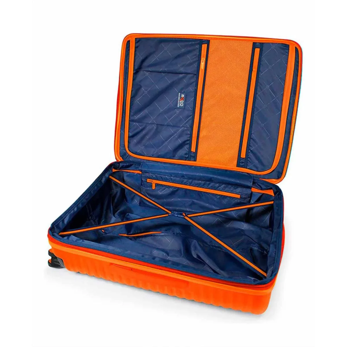 Trolley Cabina Espandibile 4 ruote 55x40x20/25 Arancio - immagine 7