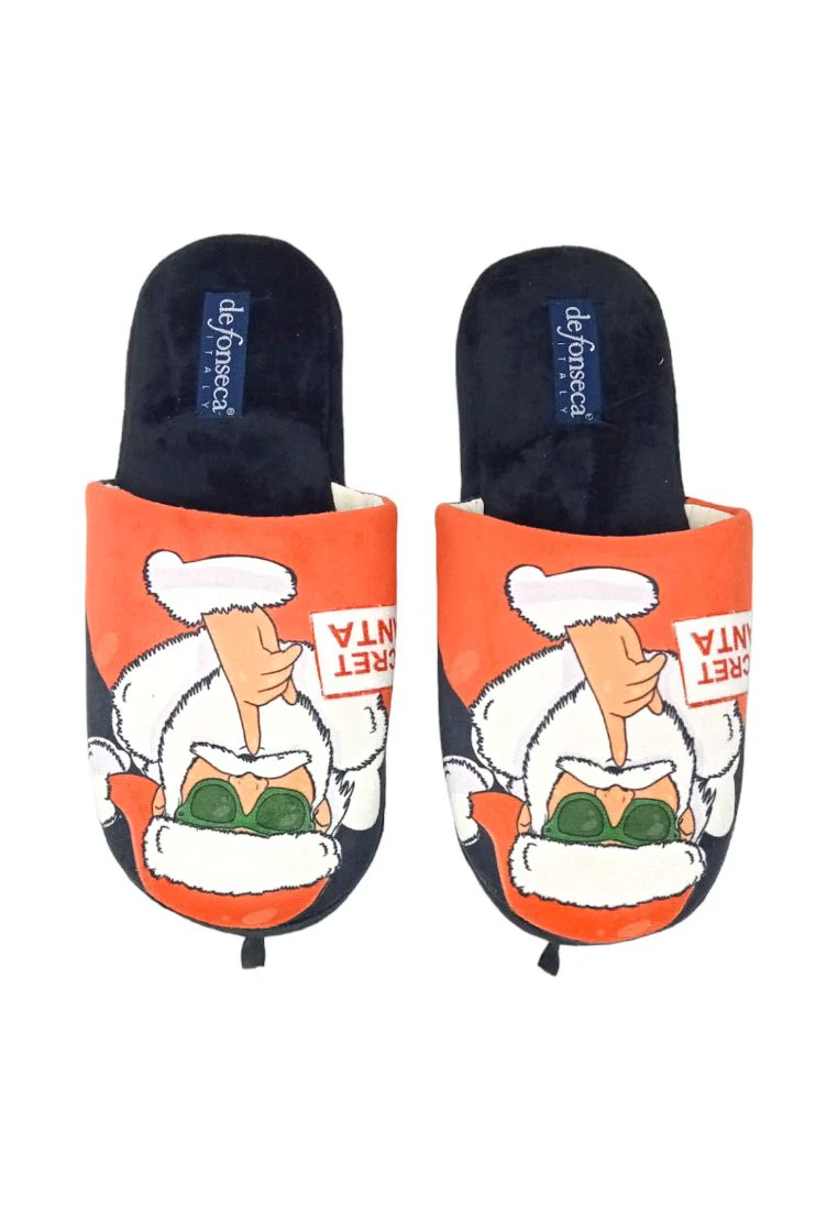 Pantofola DE FONSECA DE.ROMA M926 ROSSO/NERO uomo - immagine 4