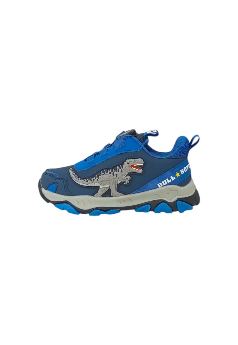 Sneakers luminose BULL BOYS T-REX DNAL4556 BLU Bambino - immagine 2