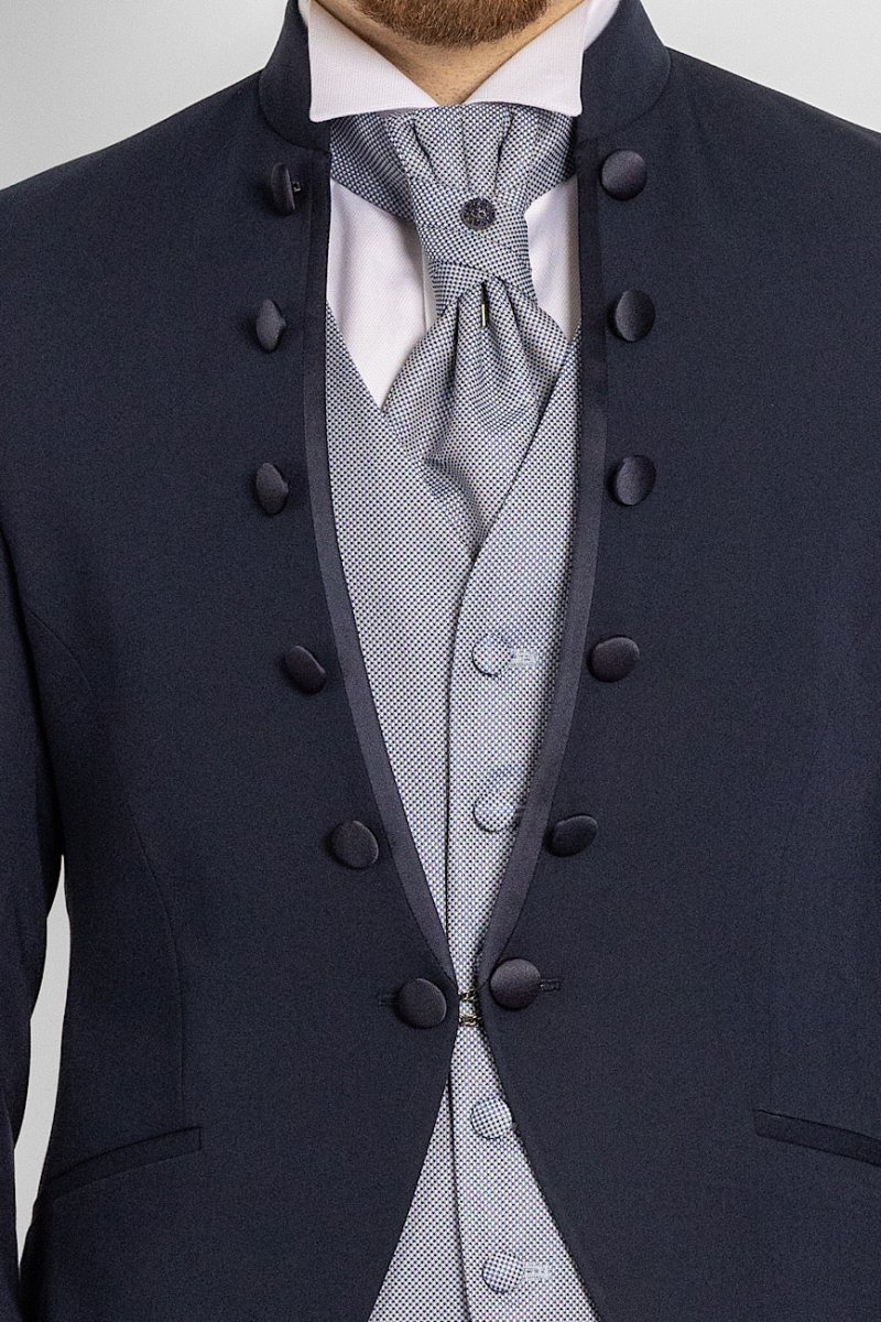 Abito Collo Coreana Classic 705 | Blu - immagine 8