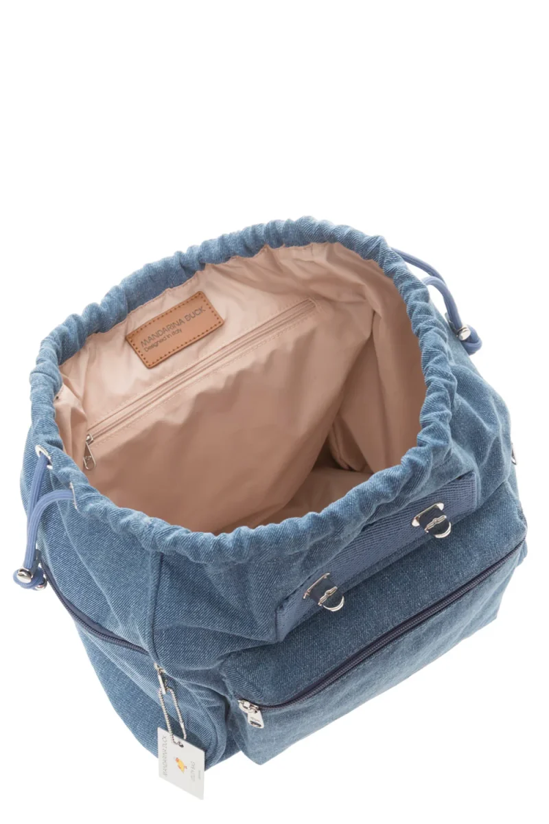 Zaino Denim Utility Grande by Mandarina - immagine 5