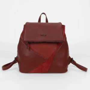 Zaino Camoscio Patchwork Burgundy