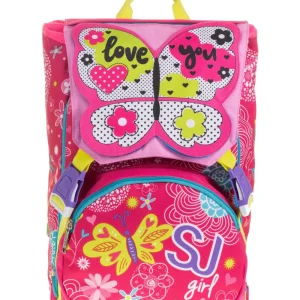 Zaino Seven Girl Sdoppiabile Farfalla per Scuola Elementare