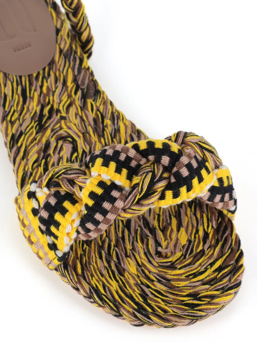 Amambaih Sandalo Paula Giallo Donna - immagine 6