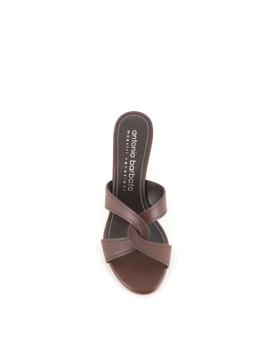Antonio Barbato Maestri Veneziani Sandalo 2670 Marrone Donna - immagine 5