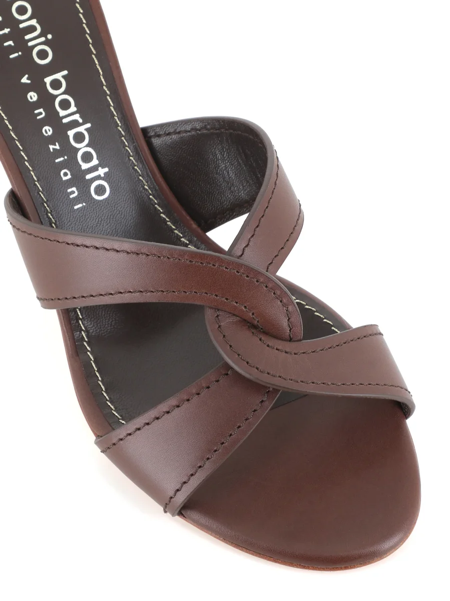 Antonio Barbato Maestri Veneziani Sandalo 2670 Marrone Donna - immagine 6