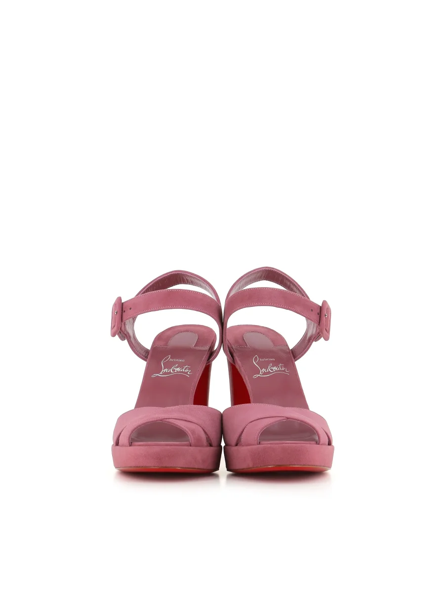 Christian Louboutin Sandalo Cora 100 Viola Donna - immagine 3