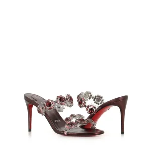 Christian Louboutin Sandalo Just Jewel 85 Bronzo Donna