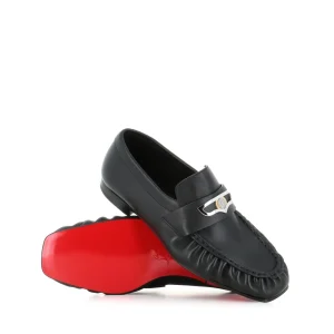Christian Louboutin Mocassino Mocallista Flat Nero Donna