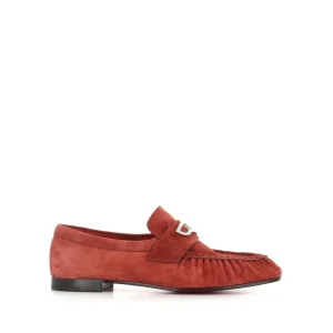 Christian Louboutin Mocassino Mocallista Flat Marrone Donna