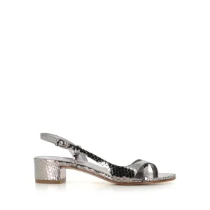 Del Carlo Sandalo 12111 Argento Donna