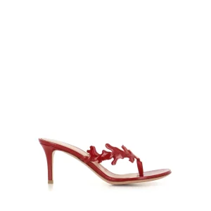 Gianvito Rossi Sandalo Ocean Thong Rosso Donna