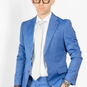 Abito Due Bottoni Solaro Tina | Azzurro 66