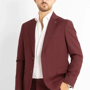 Abito Due Bottoni Basic | Bordeaux