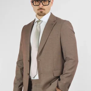 Abito Due Bottoni Tessuto Lavorato | Moro