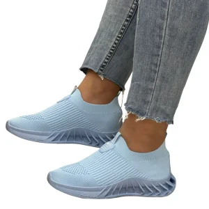 Scarpe Da Ginnastica Modello Bilbao Senza lacci Celeste