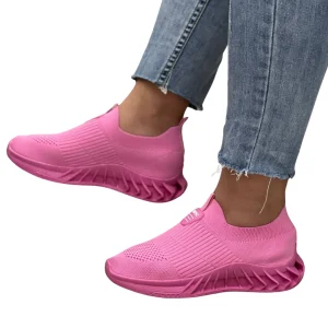 Scarpe Da Ginnastica Modello Bilbao Senza lacci Fuxia