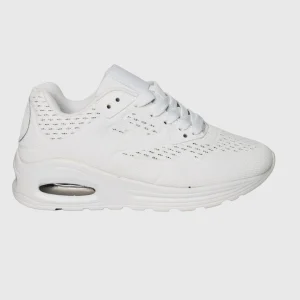 Scarpe Da Ginnastica Modello New York Bianco In Tessuto NON traspirante